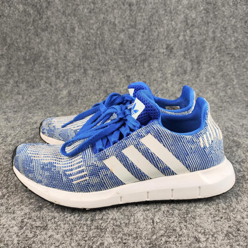 Adidas Swift Run Shoes Mens Size 5.5 Blue Knit Running Sneakers EF5441